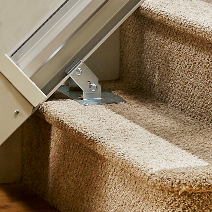 Stairlift Secured to Stairs